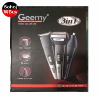 Geemy GM-598 3 In 1 Hair And Beard Trimmer